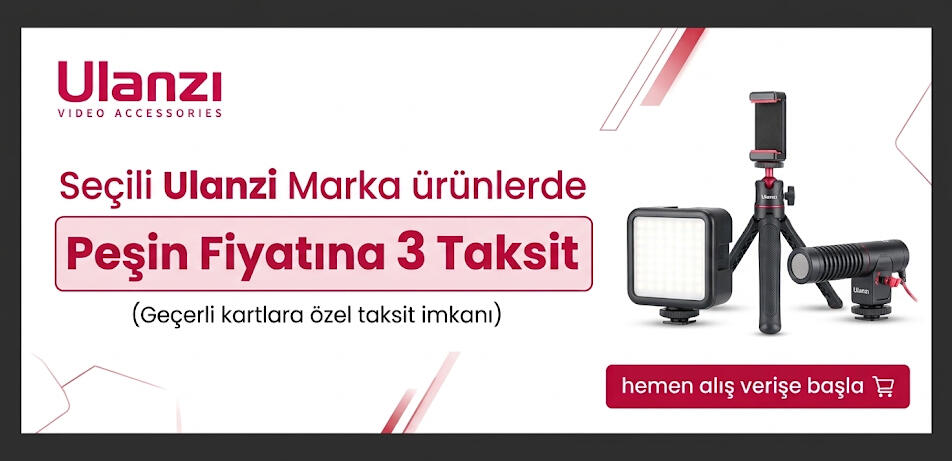 Peşin Fiyatına 3 taksit - Ulanzi