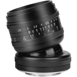 AstrHori 50 mm f/1,4 Tilt (Eğimli) Lens (Canon RF, Siyah) - AstrHori