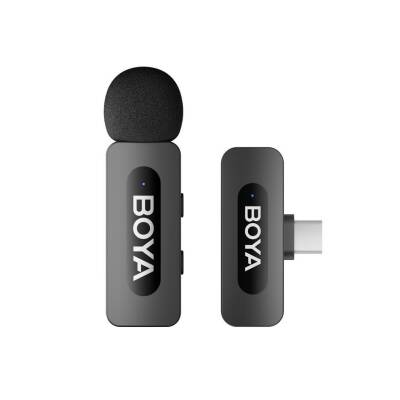 Boya BY-V10 Type-C Kompakt Kablosuz Yaka Mikrofonu (Yeni Versiyon) - 1