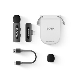 Boya BY-V10 Type-C Kompakt Kablosuz Yaka Mikrofonu (Yeni Versiyon) - 5