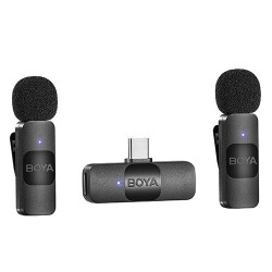 Boya BY-V20 Ultra Kompakt Android İkili Kablosuz Mikrofon (Type-C) - Boya (1)