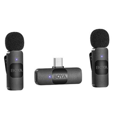 Boya BY-V20 Ultra Kompakt Android İkili Kablosuz Mikrofon (Type-C) - 2