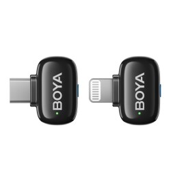 Boya Mini Wireless Yaka Mikrofonu - Siyah - 4