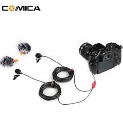 CoMica CVM-D02 Çiftli Yaka Mikrofonu (6mt) - Comica (1)