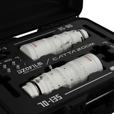 DZOFilm Catta 35-80 & 70-135mm T2.9 E-Mount Cine Zoom 2-Lens Bundle (Beyaz) - 4
