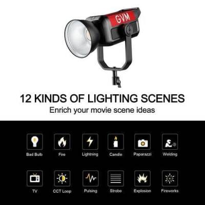 GVM Pro SD400B Bi-Color LED Video Işığı - 6