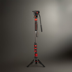 iFootage Cobra 3 Monopod & Komodo K5S Fluid Tripod Kafası - 12