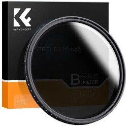 K&F Concept 58mm B-SERIES ND2-ND400 (1 ile 9 Stop) ND Filtre - K&F Concept