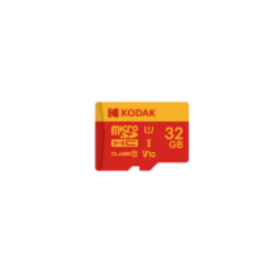Kodak 32GB Micro SD UHS-I U3/V30/A1 Hafıza Kartı + Adaptör (Kırmızı) - 2