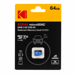 Kodak 64GB Micro SD UHS-I U3/V30/A1 Araç Kamerası İçin Kart KD360 - Kodak