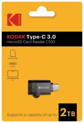 Kodak Micro SD Kart Okuyucu Type-C 3.0 C100 - Kodak