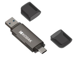 Kodak SD ve Micro SD Kart Okuyucu Type-C + USB (2-IN-1) C210 - Kodak (1)