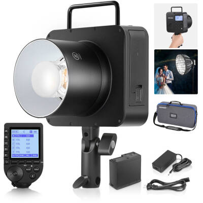 Neewer Q4 400WS 2.4G TTL Akülü Paraflaş Seti (Nikon Uyumlu) - 1