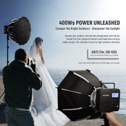 Neewer Q4 400WS 2.4G TTL Akülü Paraflaş Seti (Sony Uyumlu) - Neewer (1)