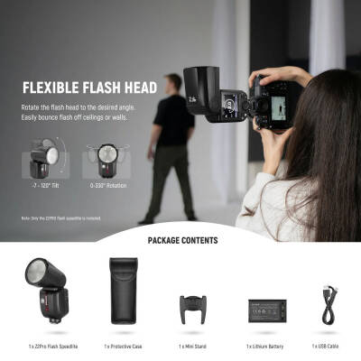 Neewer Z2PRO-N TTL 76W Yuvarlak Tepe Flaşı (Nikon) - 4