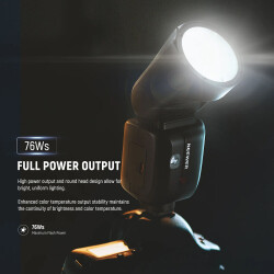 Neewer Z2PRO-N TTL 76W Yuvarlak Tepe Flaşı (Nikon) - 5