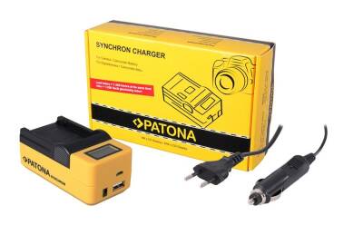 Patona Senkron LCD Ekranlı USB Şarj Cihazı Sony NP-FW50 İçin - 2
