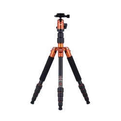 Rollei Compact Traveler No.1 Karbon Turuncu Tripod - Rollei