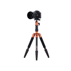 Rollei Compact Traveler No.1 Karbon Turuncu Tripod - 5
