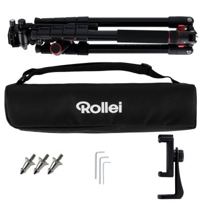 Rollei Compact Traveler No.2 XL 90° Açılabilen Video Tripodu - 4