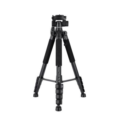 Rollei Compact Traveler Star S4 Alüminyum Siyah Tripod - 1