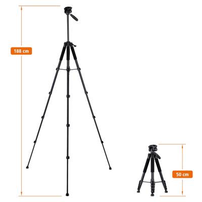 Rollei Compact Traveler Star S4 Alüminyum Siyah Tripod - 3