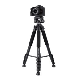 Rollei Compact Traveler Star S4 Alüminyum Siyah Tripod - 4