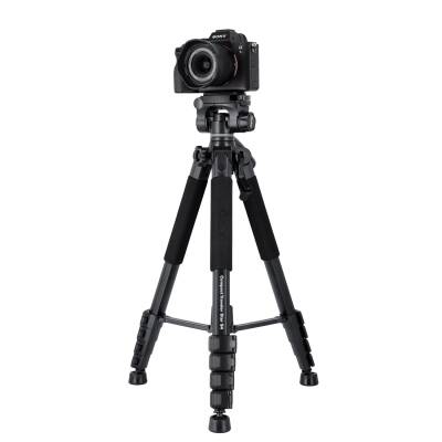 Rollei Compact Traveler Star S4 Alüminyum Siyah Tripod - 4