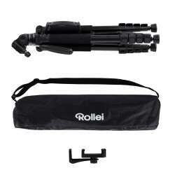 Rollei Compact Traveler Star S4 Alüminyum Siyah Tripod - 5