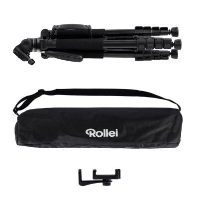Rollei Compact Traveler Star S4 Alüminyum Siyah Tripod - 5