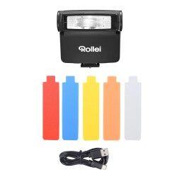 Rollei Flashy One Tüm Kameralar Için Mini Tepe Flaşı - 3