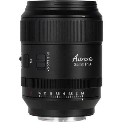 Sirui AURORA 35mm F1.4 Auto-Focus Lens (E Mount, Siyah) - 1