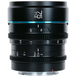 Sirui Night Walker 75mm T1.2 S35 Cine Lens (FUJIFILM X, Black) - Sirui