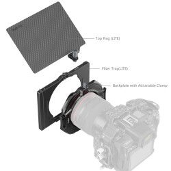 SmallRig 4409 LITE Ayarlanabilir Kelepçeli Mat Kutu - 4