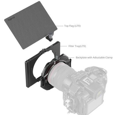 SmallRig 4409 LITE Ayarlanabilir Kelepçeli Mat Kutu - 4