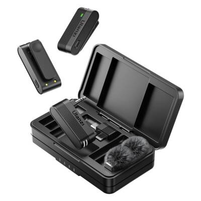 Ulanzi A100 İkili Kablosuz Yaka Mikrofonu (Type-C ve 3.5mm TRS) - 2