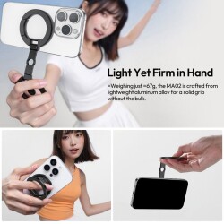 Ulanzi MA02 MagLock Dual Manyetik Telefon Standı - M067 - 5