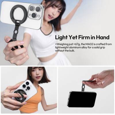 Ulanzi MA02 MagLock Dual Manyetik Telefon Standı - M067 - 5