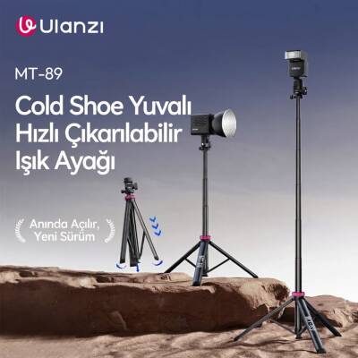 Ulanzi MT-89 200cm Quick Release 360 Panoramic Işık Standı Tripod - T082A - 3
