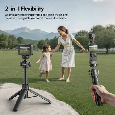 Ulanzi MT90 Quick Release Mini Tripod – Pocket 3 ve 4 Uyumlu - S027 - 2