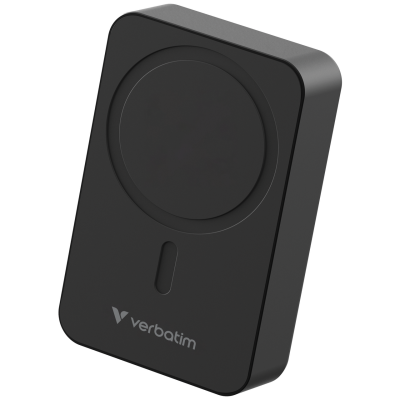 Verbatim 20000 Mah Manyetik Kablosuz (Magsafe) 15W Powerbank 35W PD Siyah Renk Kablo Dahil-(32223) - 2