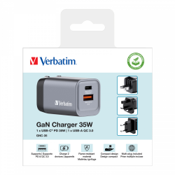 Verbatim Essentials GaN 35W Şarj Adaptörü (32200) - 4