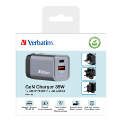 Verbatim Essentials GaN 35W Şarj Adaptörü (32200) - 4