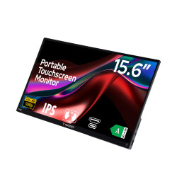 Verbatim Taşınabilir Monitör Dokunmatik 15,6 1080P Usb-C Metal Kasa-(49592) - Verbatim