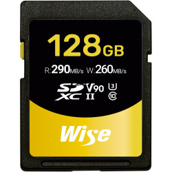 Wise Advanced 128 GB SD-N UHS-II SDXC V90 Hafıza Kartı - Wise
