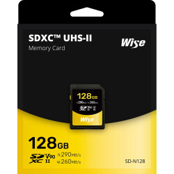 Wise Advanced 128 GB SD-N UHS-II SDXC V90 Hafıza Kartı - Wise (1)